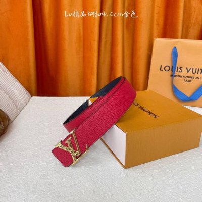 Louis Vuitton ：经典原单品质，双面荔枝纹，原单精品钢扣，精工制作，细节看图，实物拍摄，高端奢华，宽度4.0Cm