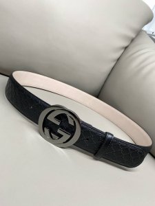 Gucci 古琦 进口小牛皮 热压小G 树膏磨砂底 天然无药处理遇水油空气自然变色 4.0宽