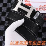 男士腰带：爱马仕 原单 男士皮带：百分百头层牛皮，保证真皮。24K纯钢扣双面可用专柜同等质量， 送人自用首选 包装： 请认准如图专柜包装，赠送打孔器，银联发票，