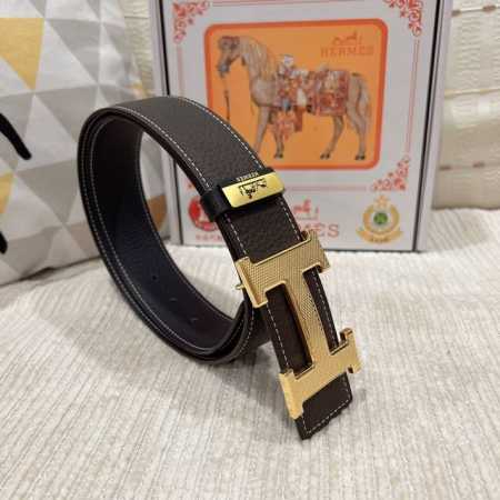 品名：爱马仕.HermèS 原单 材质：原单牛皮腰带 百分百头层牛皮腰带保证真皮，24K纯钢扣，专柜原单品质、做工精细，时尚大牌，送人自用首选 包装： 请认准如 - 点击图像关闭