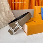 特 爱马仕Hermes 原单爱马仕，宽3.8Cm进口原版皮带身，双面可两面用，精品电镀五金 ！
