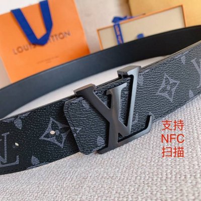 配枪套包装礼盒 Lv 支持nfc扫描，经典单原品质，搭配经专典柜扣宽度4.0高端大氣，牛皮底、欢迎砸单、原系单列