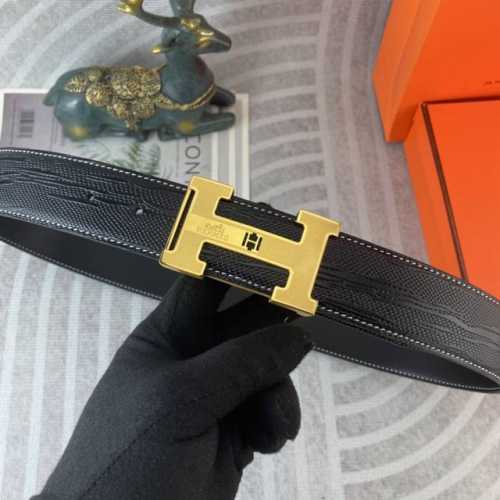 特 P180 爱马仕 特种皮腰带系列 ，原厂五金精品不锈钢扣，手感柔软舒适 宽3.8Cm。