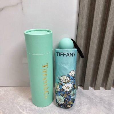 Tiffany 蒂芙尼 新款 五折 折叠晴雨伞 时尚原单代工品质 细节精致 看得见的品质 打破一成不变 色泽纯正艳丽！