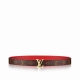 寬： 30Mm Louis Vuitton 路易威登 海外代購原單正品來襲 Made In Spain-經典雙面設計 以一當二 Mon Organ帆布皮革腰帶