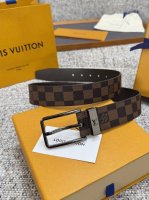 Louis Vuitton Lv腰带 系列 原厂五金 精致手工绘边 柔软舒适 宽3.5