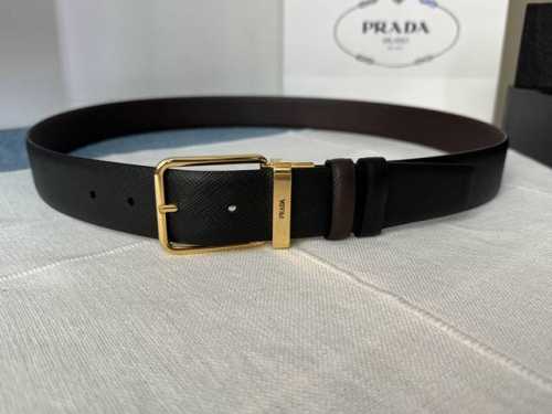 Pra、Da 普拉～达男士旋转针扣款，带身双面十字纹双面可用，与时尚的不期而遇。宽度:3.5Cm。顶级