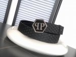 特 Philipp Plein德国高端男士休闲商务腰带品牌，品质超赞！五金细节极具质感，时尚造型必备单品，进口原版牛皮料打造，宽度3.8Cm