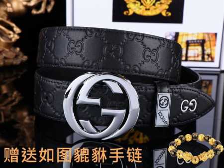 皮带：古奇.Gucci原单 腰带：认准如图专柜包装，赠送打孔器 材料：百分百头层牛皮，保证真皮。24K纯钢扣Gg花纹系列专柜同等质量， 送人自用首选 包装： 请 - 点击图像关闭