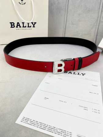 3.5Cm Bally 巴利 平纹 内衬头层小牛皮 ：配有金 银 字母扣头该皮带可调节，且能根据需要剪裁质量保证达到修身效果 - 点击图像关闭