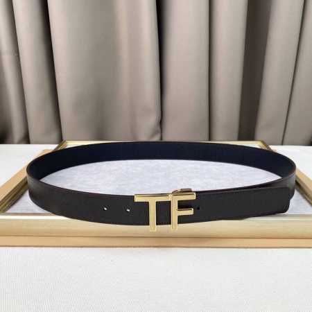 男士Tf 汤尼.福特 牛皮。柔软细腻，百搭大方，宽3.5Cm 、 官网同步，纯铜五金，可裁剪设计！ - 点击图像关闭