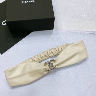 Chanel 光面Cc黄铜搭扣. 羊皮弹力腰带 弹性极好 3.0Mm精品 手感柔软 码数含扣70、75、80、85、90