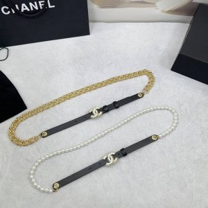 特P230 1.5Cm香奈儿腰链腰带，双面头层羊皮皮料，长度:75.80.85.90.95.100欧 铜五金链原版开模定制庆祝][庆祝][庆祝]