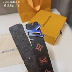 同步 Lv路易男士 宽度4.0 Cm 简单大方 Ab面搭配 双面使用 佩戴效果非常不错 送礼自用最佳推荐