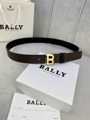 3.5Cm Bally 巴利 平纹 内衬头层小牛皮 ：配有金 银 字母扣头该皮带可调节，且能根据需要剪裁质量保证达到修身效果