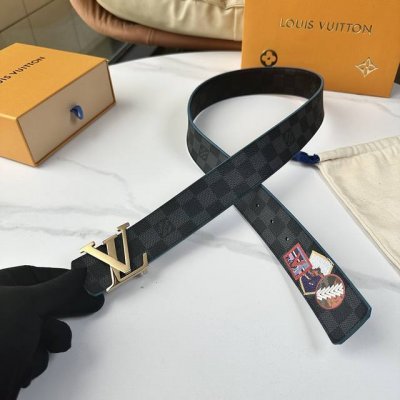 原版包裝 L0Uis Vuitt0N 今季新品 驢家原單腰帶 寬度40毫米 定制帆布面內襯進口小牛皮底壓格子紋 全新開模精鋼五金搭扣 雙面用 經久耐用 百搭款