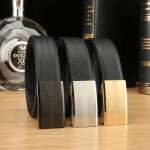 特 休闲自动 秘原单品质专柜官网同步宽度3.5Cm自动精美扣头意大利双面进口头层花纹手感极佳 上身郊果棒男士最爱商务休闲长度100一125下单请留言长度