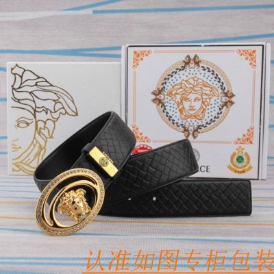 腰带皮带：范思哲原单牛皮腰带 男款皮带：材质百分百头层牛皮腰带保证真皮皮带，专柜原单品质、做工精细，时尚大牌，送人自用首选包装： 请认准如图专柜包装赠送打孔器手