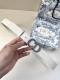 宽度3.0Cm Dior 迪奧 爆款平面無線帶身 Saddle两面头层牛皮皮带。复古做旧金属“Cd”标志 採用進口雙面頭層牛皮