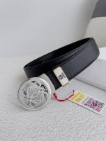 品名：罗意威.Loewe 腰带 皮带 自动带 型号：挂扣，纯铜材质自动扣，自动皮带身，图片实物拍摄材料：百分百头层牛皮，保证真皮。24K纯铜扣，永不掉色专柜同等