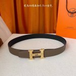 特 爱马仕Hermes 原单爱马仕，宽3.8Cm进口原版皮带身，双面可两面用，精品电镀五金 ！