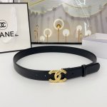 特 Chanel香奈儿 双面头层小牛皮 原厂皮料订制 质感柔软 做工精细 搭配铜扣 时尚百搭 精品宽度：3.0Cm
