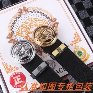 男士腰带：范思哲 原单 男士皮带：百分百头层牛皮，保证真皮。24K纯钢扣双面可用专柜同等质量， 送人自用首选 包装： 请认准如图专柜包装，赠送打孔器，银联发票，