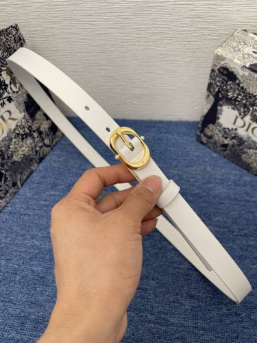 dior Chic 腰带特P180 20 毫米白色光滑牛皮革 编号: B0667Ubgo_M900。 这款 Dior Chic 腰带是二零二五春夏成衣系列新品，