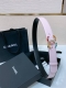 Chanel 24C 水钻粉 红 兰 青 黄彩色金属 Logo搭扣 黄铜金属进口胎牛皮平纹带身 手感柔软 细腻 3.0Cm