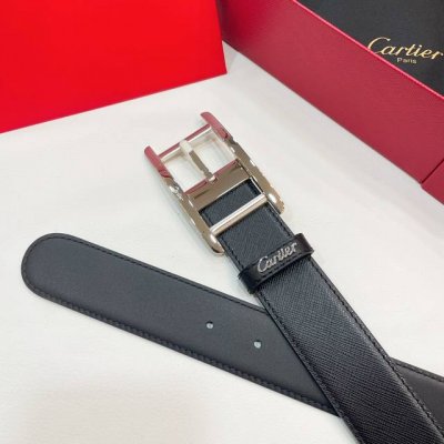 卡地亚男士商务正装腰带 精品扣头、敢承诺双面头层牛皮送礼自用推荐给大家[社会社会]尺寸3.5Cm