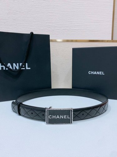 Chanel经典双C皮带腰带 Logo扣搭配进口小牛羊皮带身，质感满分，简直身春日里的点睛之笔，皮带直径3.0Cm
