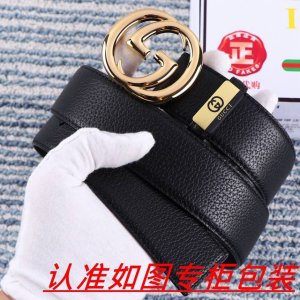 品名：古奇.Gu...Cci 腰带原单 皮带 材料：百分百头层牛皮，保证真皮。24K纯钢扣双面可用专柜同等质量， 送人自用首选 包装： 请认准如图专柜包装，赠送