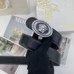 特 配全套包装礼盒 范思哲。男士花皮腰带38Mm 双面进口花皮皮压制。可双面使用 专柜走线 搭配新款扣