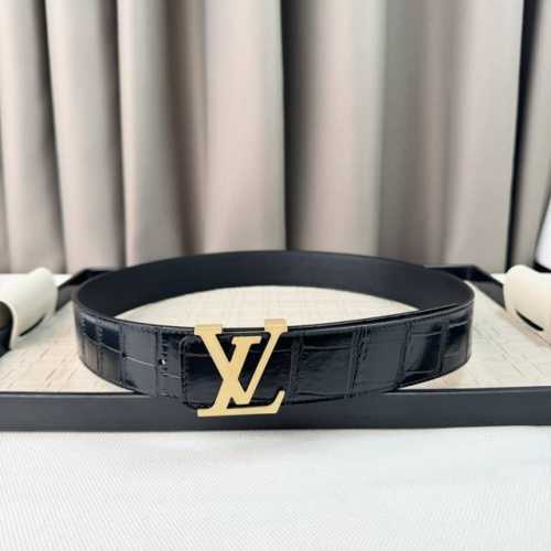 Lv。商务休闲、正装均可佩戴！3.8Cm 最新款扣头，抛光扣头、时尚百搭