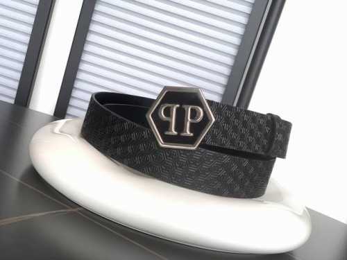 特 Philipp Plein德国高端男士休闲商务腰带品牌，品质超赞！五金细节极具质感，时尚造型必备单品，进口原版牛皮料打造，宽度3.8Cm