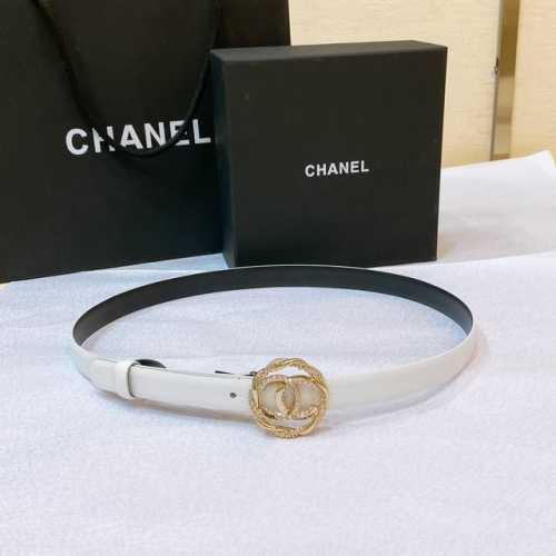 特 Chanel 23p Cc 水钻 麻花金 与银 Logo扣. 进口胎牛皮腰带 2.0Cm精品 精致 典雅