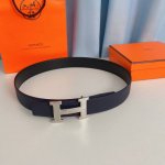 爱马仕 Hermes 38Mm腰帶 精钢五金 搭配togo皮，双面可用，
