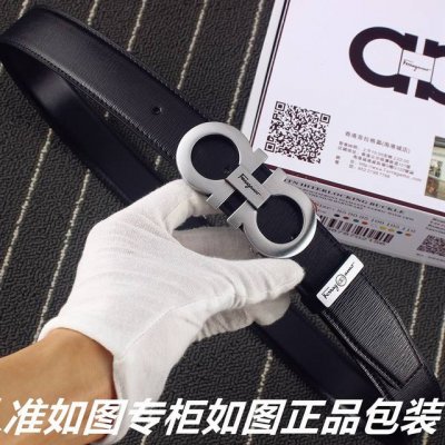 品名：菲拉格木原单 DDD 型号：请认准如图专柜包装，赠送打孔器 DDD 材料：百分百头层牛皮，保证真皮。24K纯钢扣专柜同等质量， 送人自用首选 DDD 包装