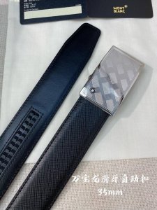 特 万宝龙男士自动腰带- 宽度34Mm 316精品钢扣 精工打造 手感柔软 可以裁剪