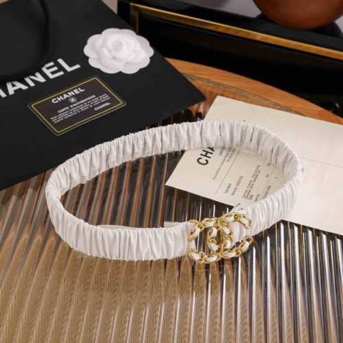 Chanel Cc链条 黄铜Logo扣 小牛皮 银色金属 与 金色金属 3.0Cm精品 弹力十足 百搭 优雅 码数含扣S=65Cm总长 可用75、80、85 M