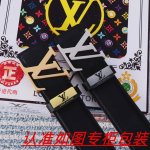 男士腰带：Lv·路易斯登·原单· 男士皮带：百分百头层牛皮，保证真皮。24K纯钢扣双面可用专柜同等质量， 送人自用首选 包装： 请认准如图专柜包