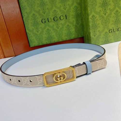 Gucci 古奇官网新款，双面原厂小牛皮搭配互扣式双g精品纯铜五金腰带，专柜规格 2.0Cm
