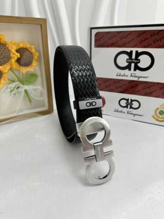 品名：菲拉格幕 原单 材质：原单牛皮腰带 百分百头层牛皮腰带保证真皮，24K纯钢扣，专柜原单品质、做工精细，时尚大牌，送人自用首选 包装： 请认准如图专柜包装赠 - 点击图像关闭