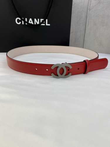 宽度3.0Cm Chanel 香奈儿 女士经典款腰带皮带新款光滑内衬磨砂牛皮搭配精品钢扣