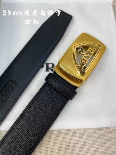 特 普拉达男士自动腰带- 宽度34Mm 316精品钢扣 精工打造 手感柔软 可以裁剪