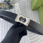 古奇 特种皮腰带系列 ，原厂五金精品不锈钢扣，手感柔软舒适 宽3.8Cm。