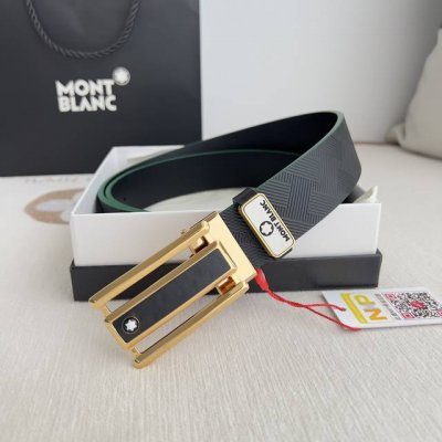 品名：万宝龙.Montblanc原单 腰带 皮带 型号：挂扣，新款原版经典精品双色挂扣，实物拍摄，原版头层牛皮 材料：百分百头层牛皮，保证真皮。双面可用专柜同等
