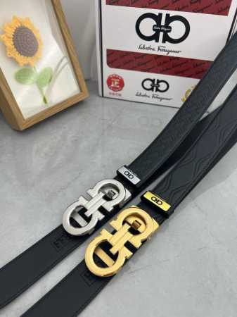 品名：菲拉格幕 自动带 材质：原单牛皮腰带 百分百头层牛皮腰带保证真皮，24K纯钢扣，专柜原单品质、做工精细，时尚大牌，送人自用首选 包装： 请认准如图专柜包装 - 点击图像关闭