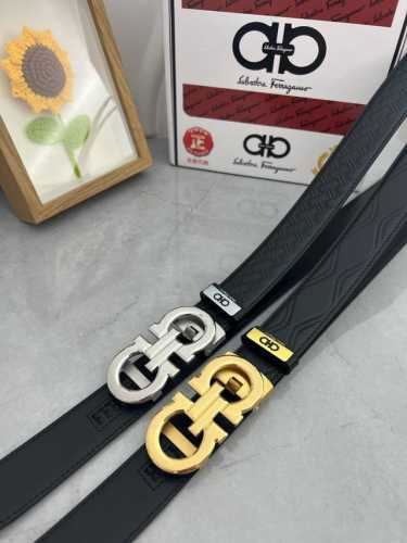 品名：菲拉格幕 自动带 材质：原单牛皮腰带 百分百头层牛皮腰带保证真皮，24K纯钢扣，专柜原单品质、做工精细，时尚大牌，送人自用首选 包装： 请认准如图专柜包装