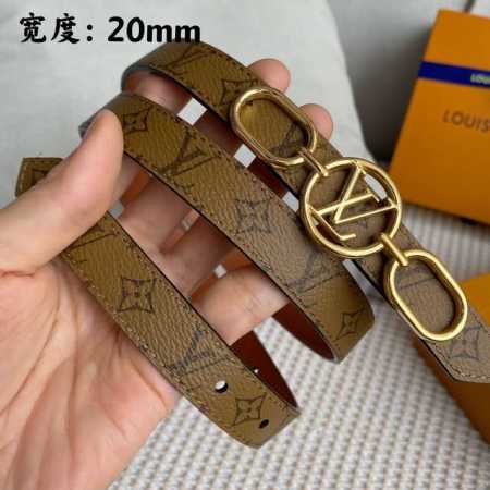 特P190 寬：20Mm 驢家新品 Ss22特別限定女士腰帶 寬度2Cm 訂製經典料襯托柔軟小牛皮底 全新開模標誌性搭扣 多色選 - 点击图像关闭